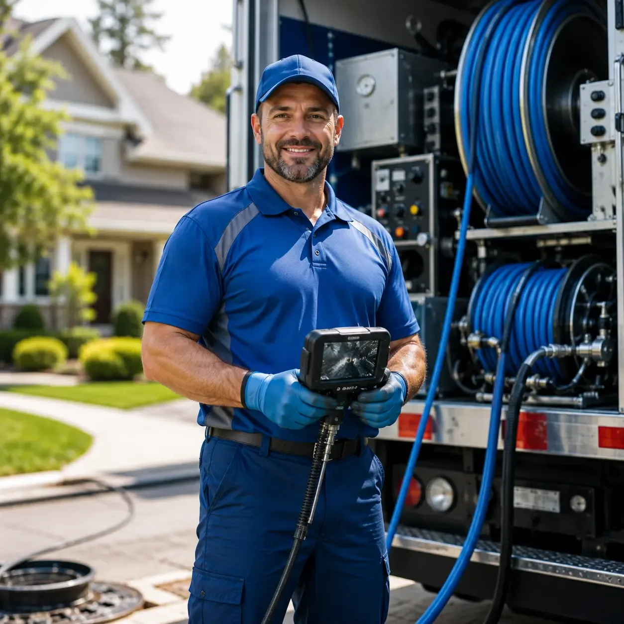 Local outdoor drain cleaning specialists in West Burlington, NY